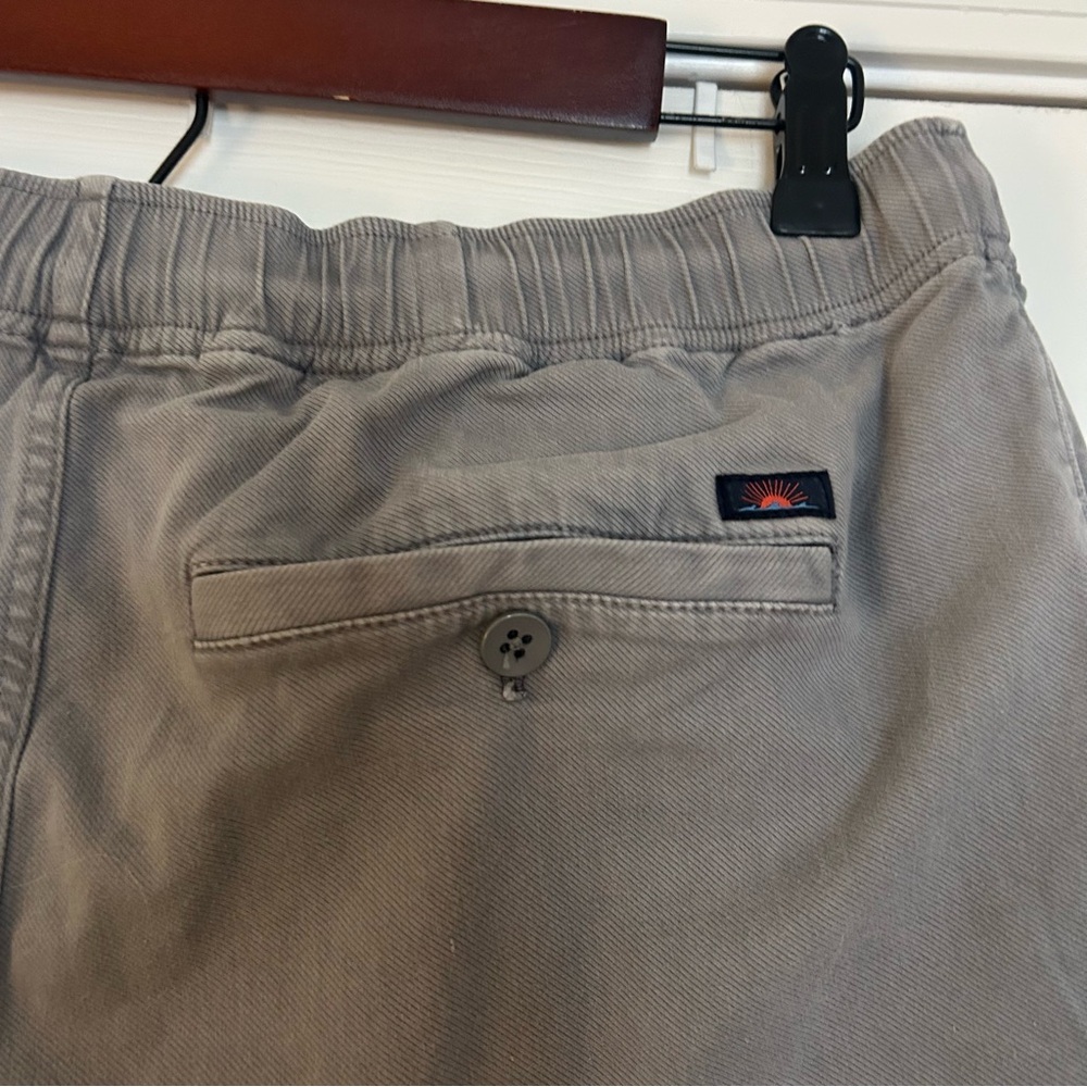 Faherty Essential Drawstring Short Size M - Flint… - image 4